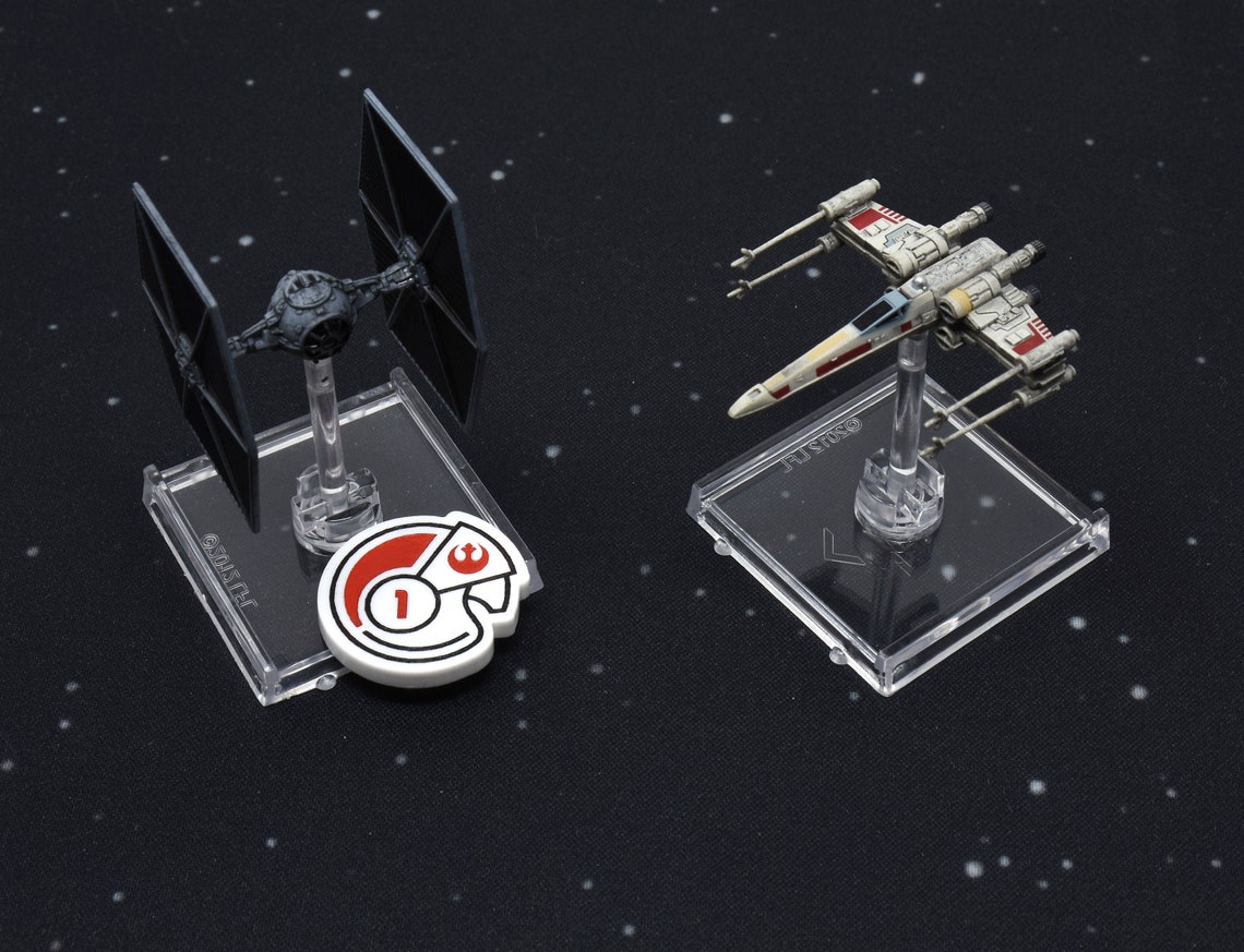 Star Wars Xwing Target Lock Tokens premium set of 5 Etsy