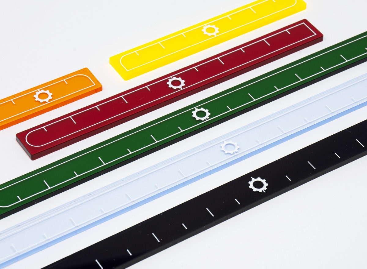 Fallout Wasteland Warfare Compatible Acrylic Measuring Range