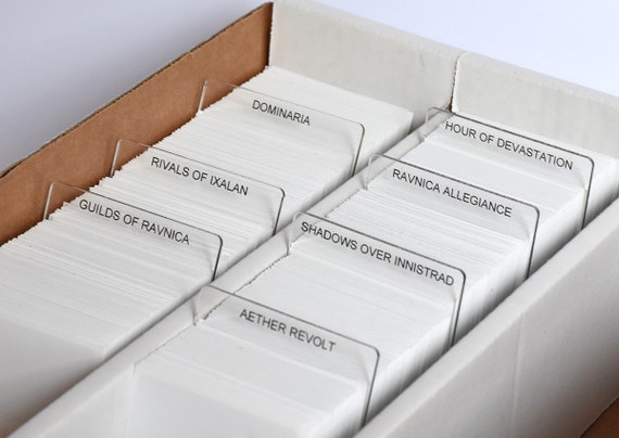 Custom Card Dividers/Organisers for Standard Size Card Games | Etsy
