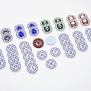 Segnalini del Caos (gioco base) compatibili con Arkham Horror LCG