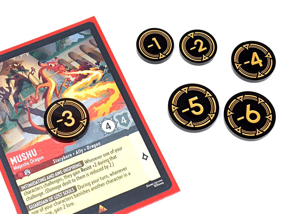 LORCANA TCG対応アクリルアップグレードトークンセット - Etsy 日本