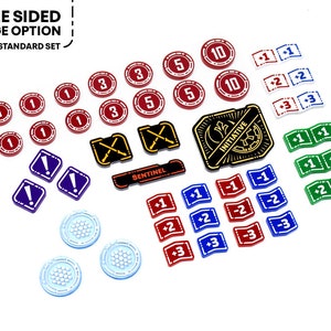 Star Wars UNLIMITED TCG compatible acrylic upgrade token set