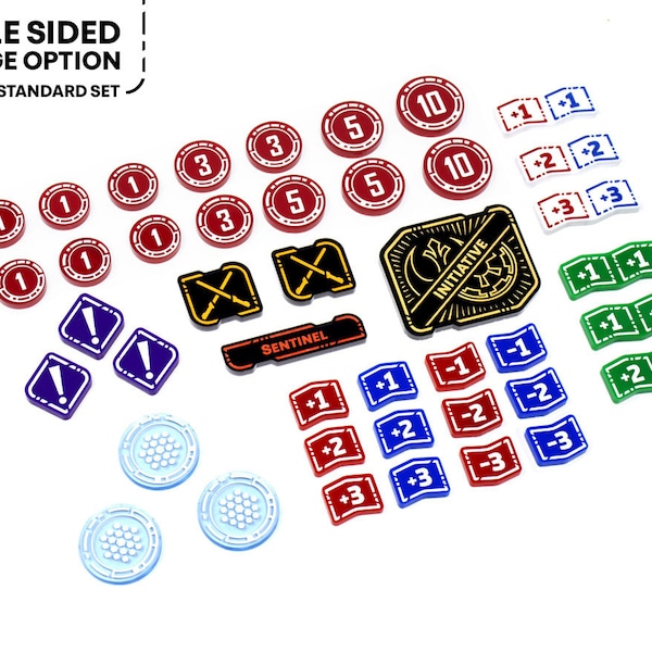 Star Wars UNLIMITED TCG compatible acrylic upgrade token set