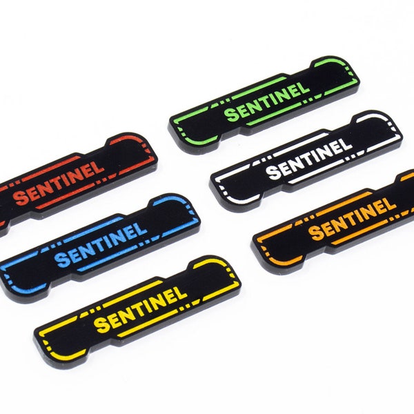 Sentinel Keyword tokens (acrylic) compatible with Star Wars Unlimited TCG