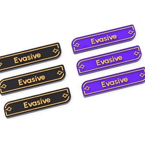 EVASIVE-sleutelwoordherinneringstokens compatibel met LORCANA TCG