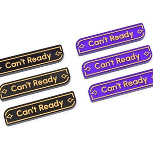 CAN'T READY-herinneringstokens compatibel met Lorcana TCG