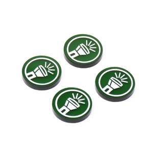 4x Taschenlampen Token für Arkham Horror LKG