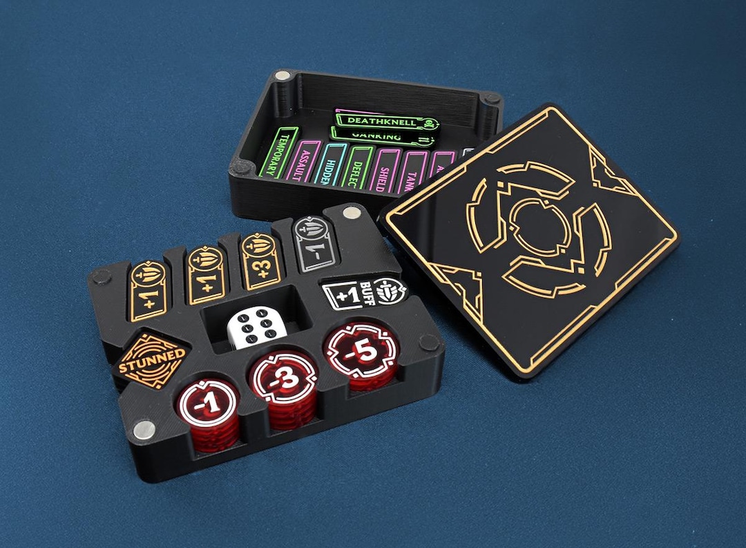 RIFTBOUND TCG Compatible Token Holder Storage Organiser Box - Etsy
