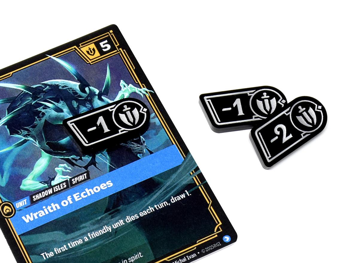 RIFTBOUND TCG Compatible Acrylic Token Upgrade Set (double-sided) - Etsy