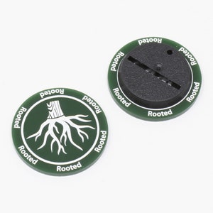 Single sided Rooted token marker compatible with Blood Bowl