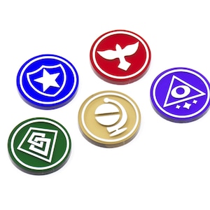 Actie-/beurt-/klassetokens voor Arkham Horror LCG