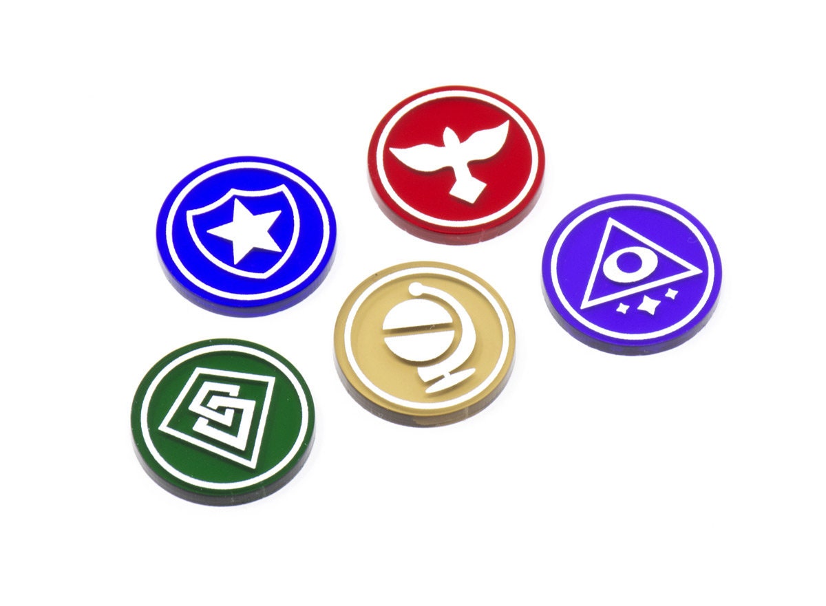 Action / Turn / Class tokens for Arkham Horror LCG