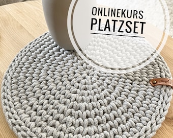 ONLINE-KURS- „Deutsch" für ein Platzset- Design von Haekeltraum_byChristina