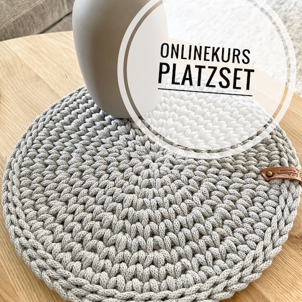 ONLINE COURSE "German" for a placemat design by Häkeltraum_byChristina