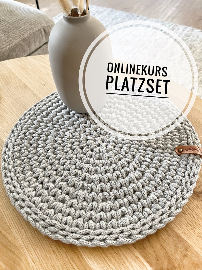 ONLINE-KURS Deutsch für ein Platzset Design von Haekeltraum_byChristina Bild 1