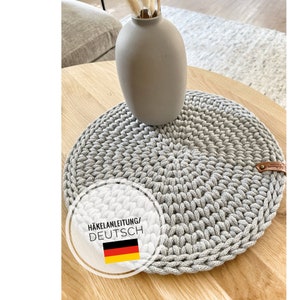 PDF "GERMAN" instructions for a placemat - Design by Haekeltraum_byChristina