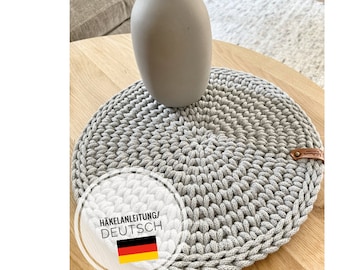 Instructions PDF "ALLEMAND" pour un set de table - design by Haekeltraum_byChristina