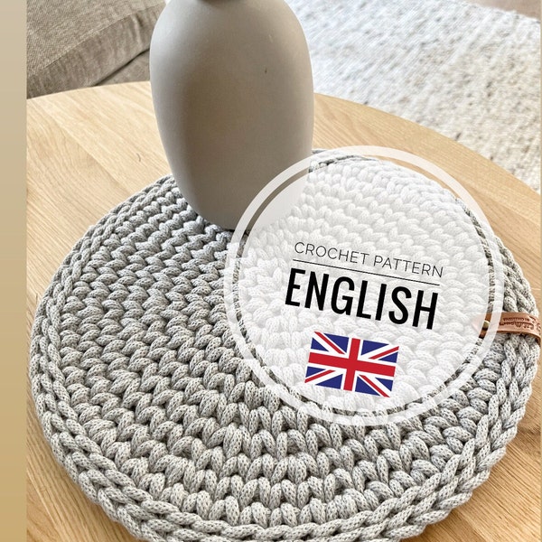 PDF “ENGLISH pattern” Crochet pattern for a placemat - Design by Haekeltraum_byChristina