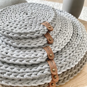 Placemats Table Mats Coasters Round Crocheted Table Mats Placemats