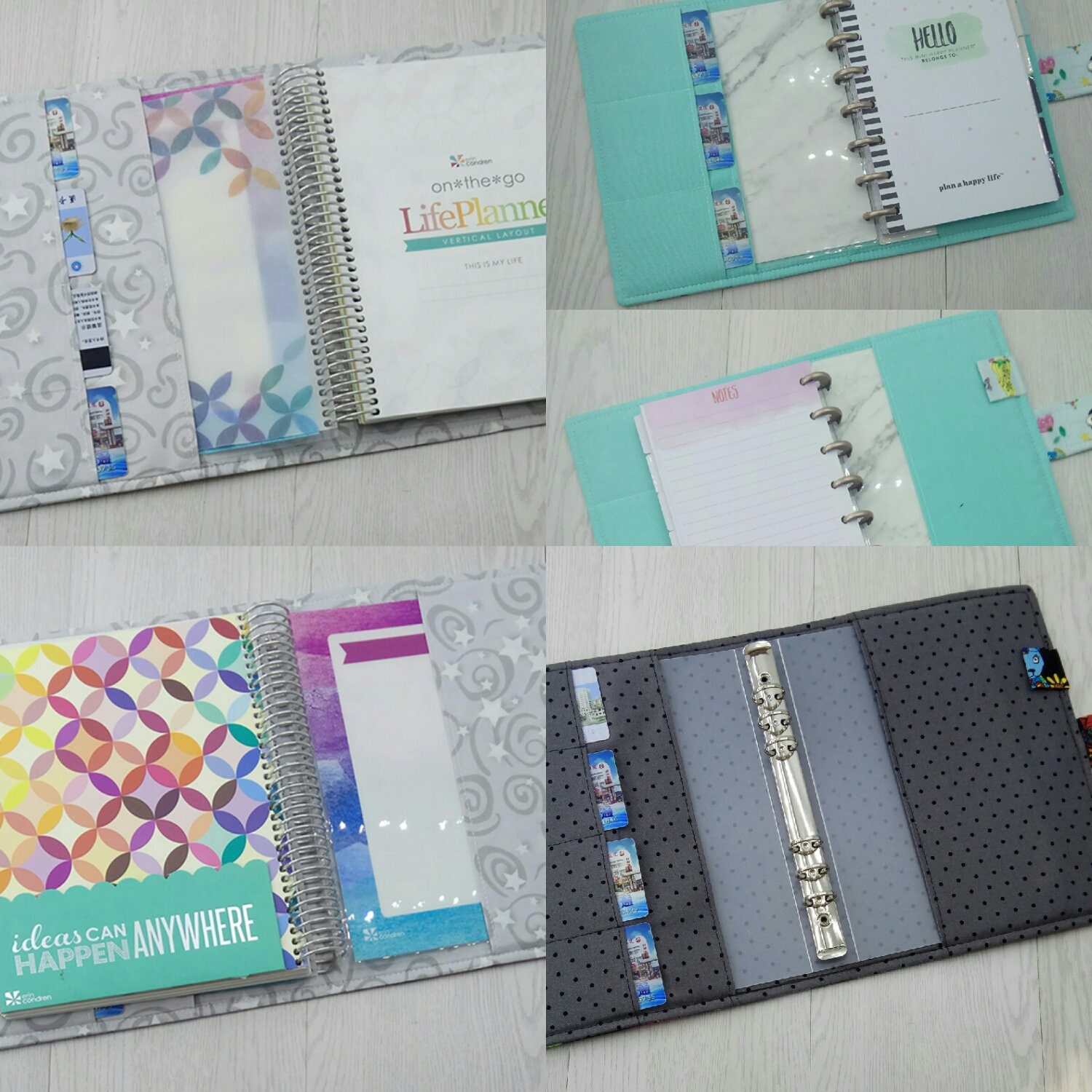Planner Covermini/classic/large/half Sheet/micro Happy | Etsy