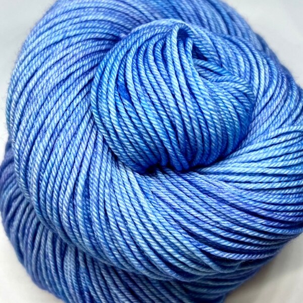 Superwash Merino/Nylon DK Weight Yarn - 75/25 - Tonal Hand Dyed - approx. 245 yards - 100 grams - JOANIE (light version)
