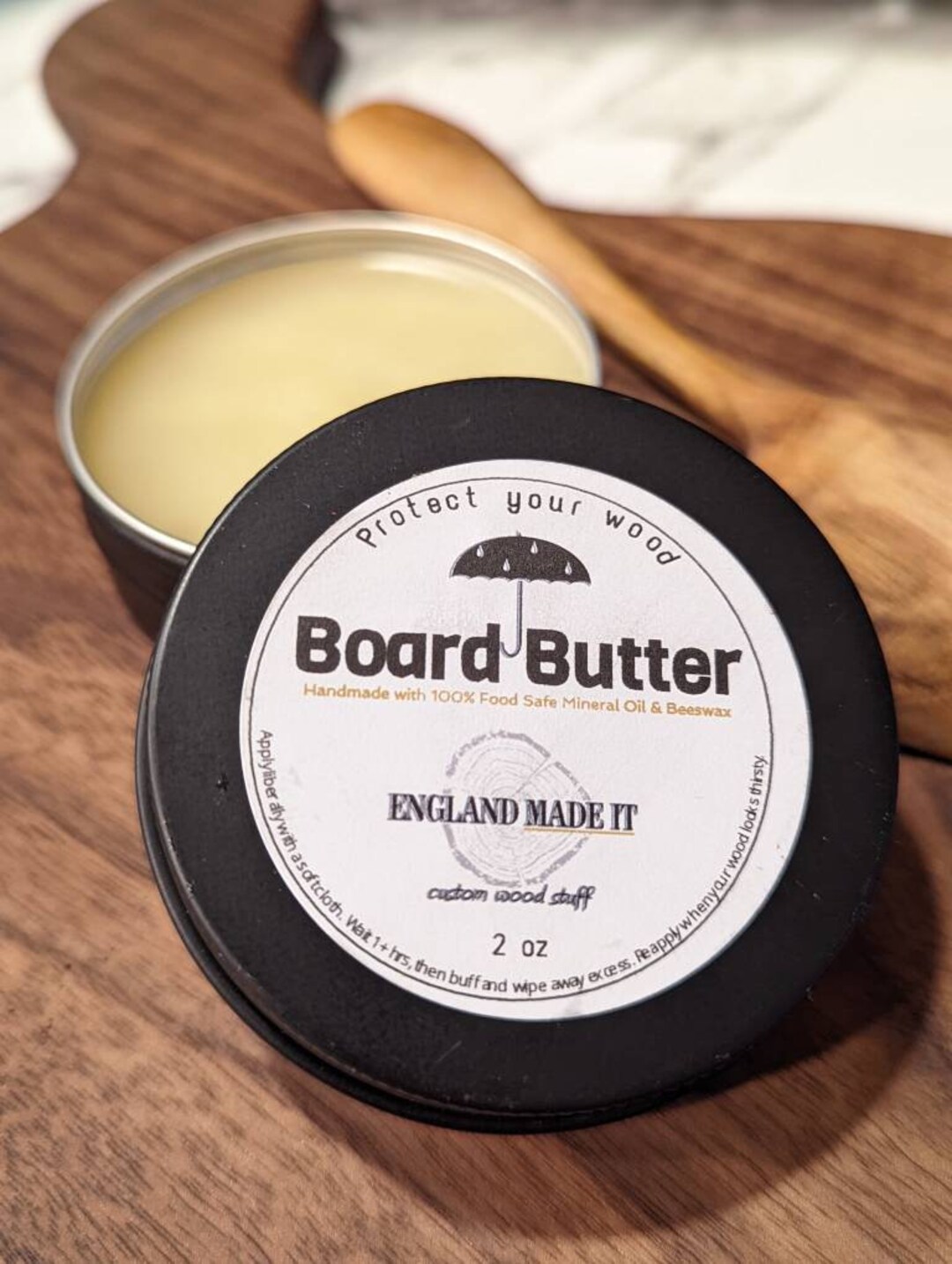100 All Natural Cutting Board Butter Etsy