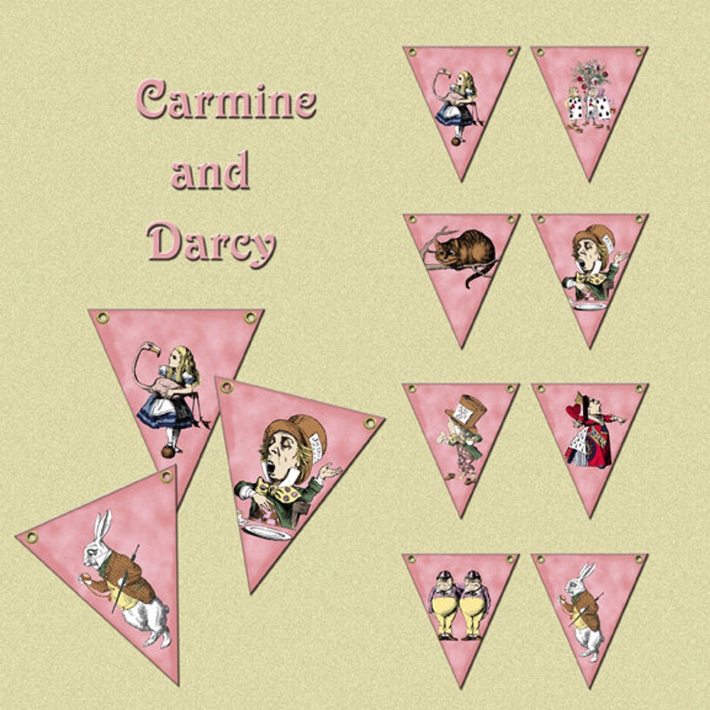 Alice inside of Wonderland printable bunting flags! clic, typical, bash, marriage ceremony, kid shower! crimson, electronic obtain photo about Alice in Wonderland Printable titled Alice within just Wonderland printable bunting flags! clic, classic, occasion, marriage ceremony, youngster shower! crimson, electronic obtain