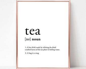 Tea quotes | Etsy