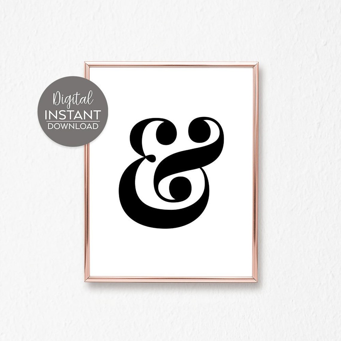 Large wall prints / Typography wall art / Modern wall decor / Etsy