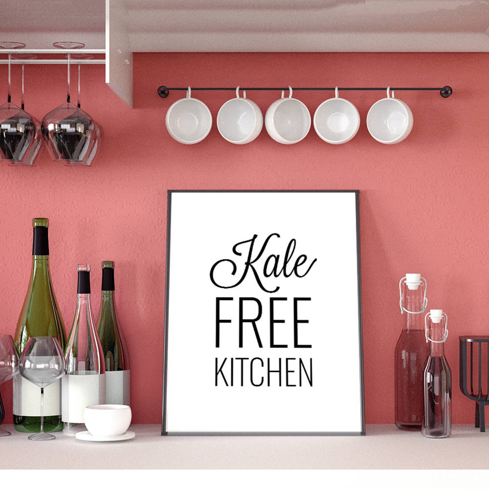 Funny kitchen art / Funny kitchen decor / Kitchen humor / Etsy