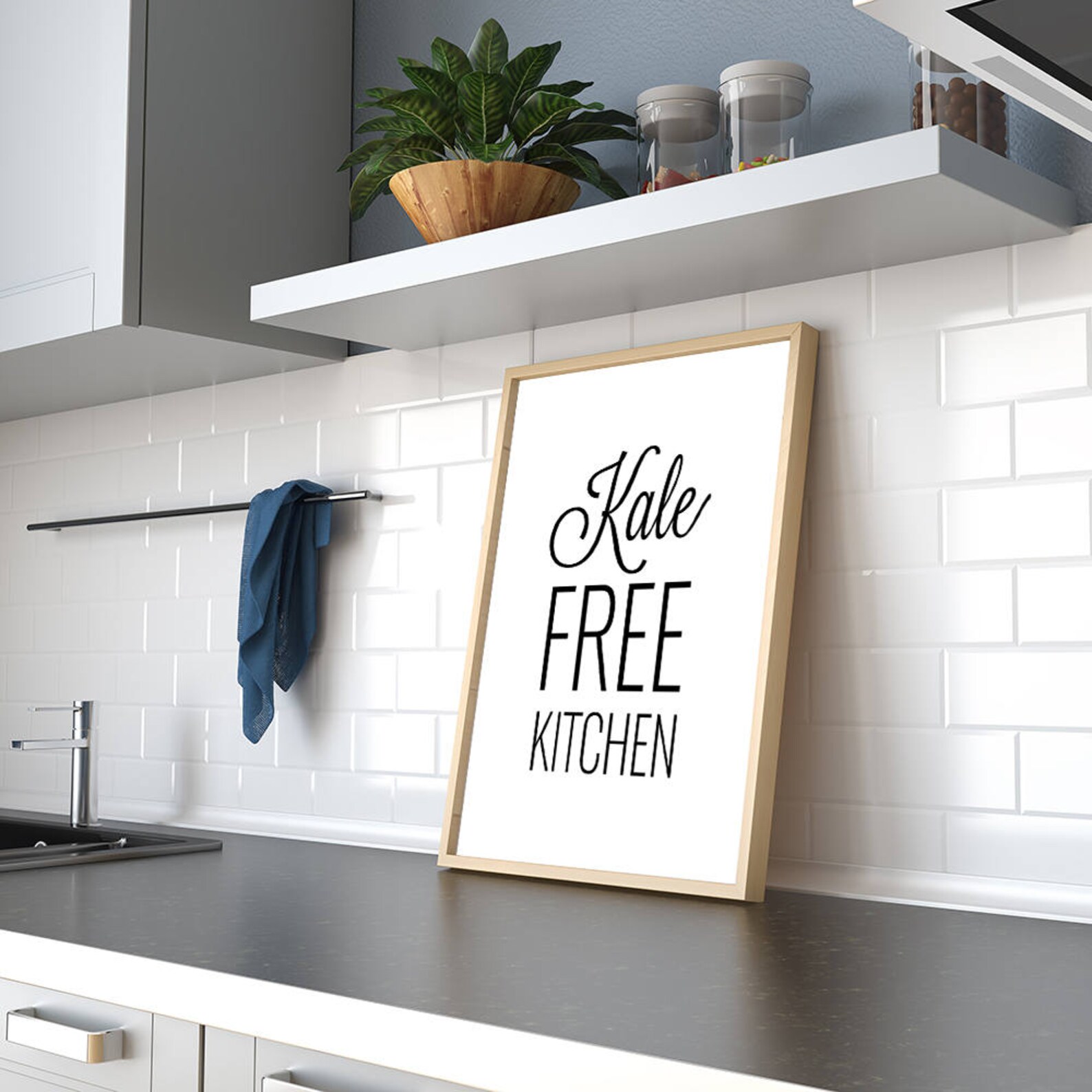 Funny kitchen art / Funny kitchen decor / Kitchen humor / Etsy