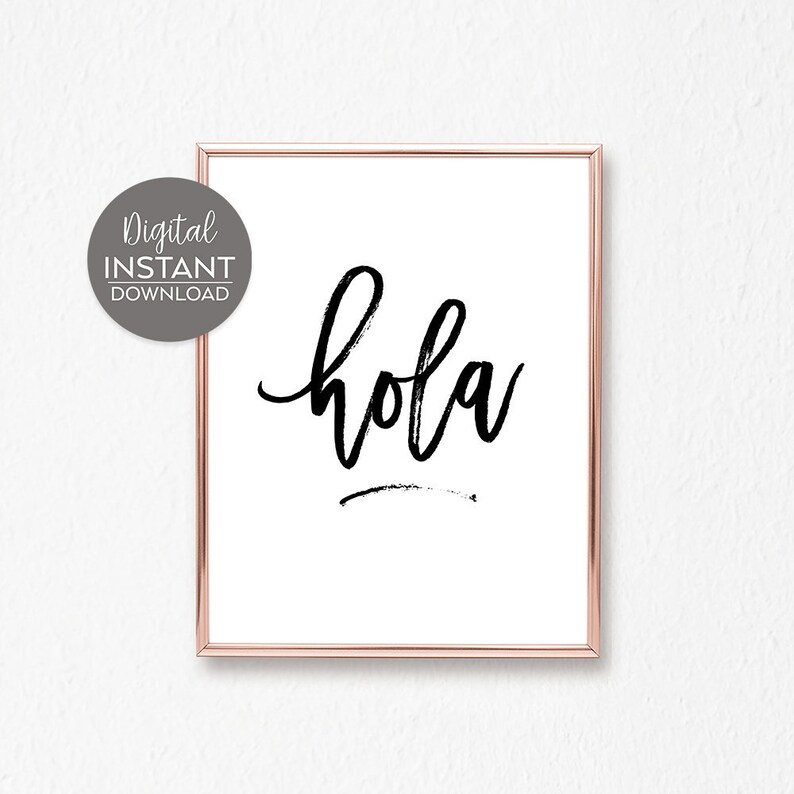 Spanish wall print / Spanish decorations / Spanish party decor | Etsy