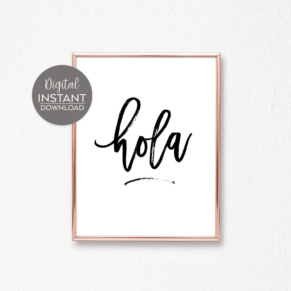 Spanish wall print / Spanish decorations / Spanish party decor Etsy