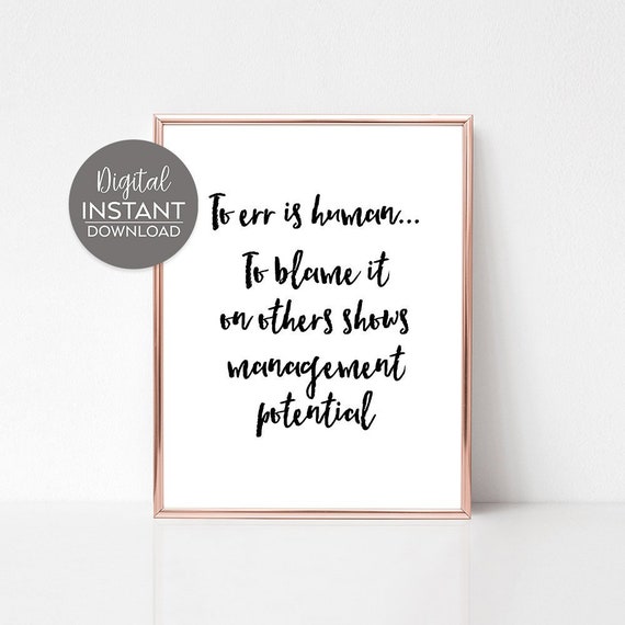 Funny gifts for boss / Boss birthday ideas / Funny office Etsy