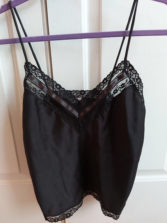 Christian Dior Black Lace Camisole