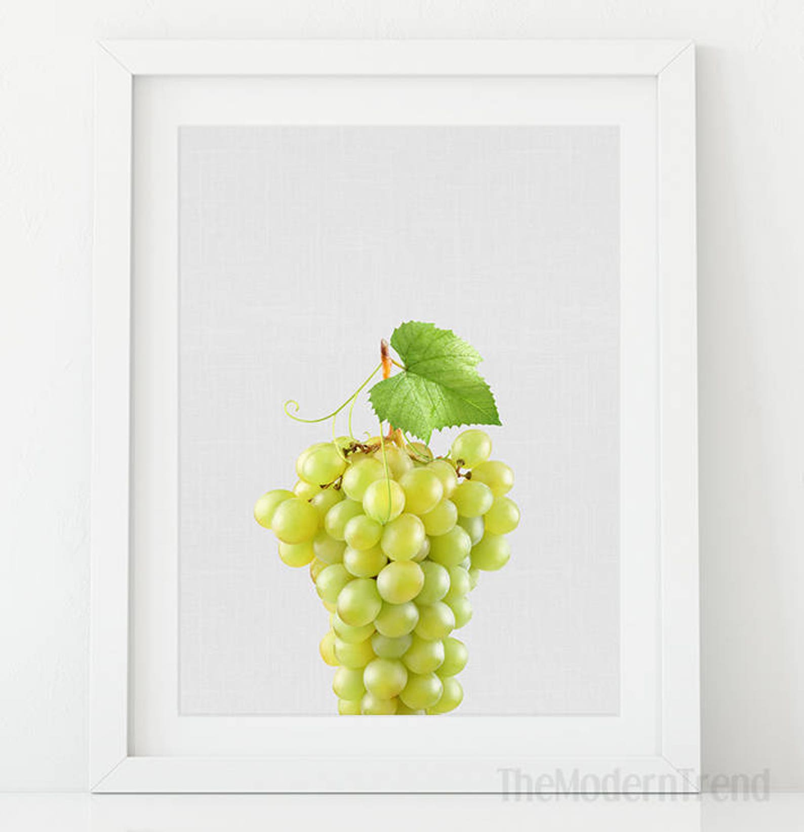 Grape Wall Art Grape Print Food Wall Art Fruit Print Fruit Etsy