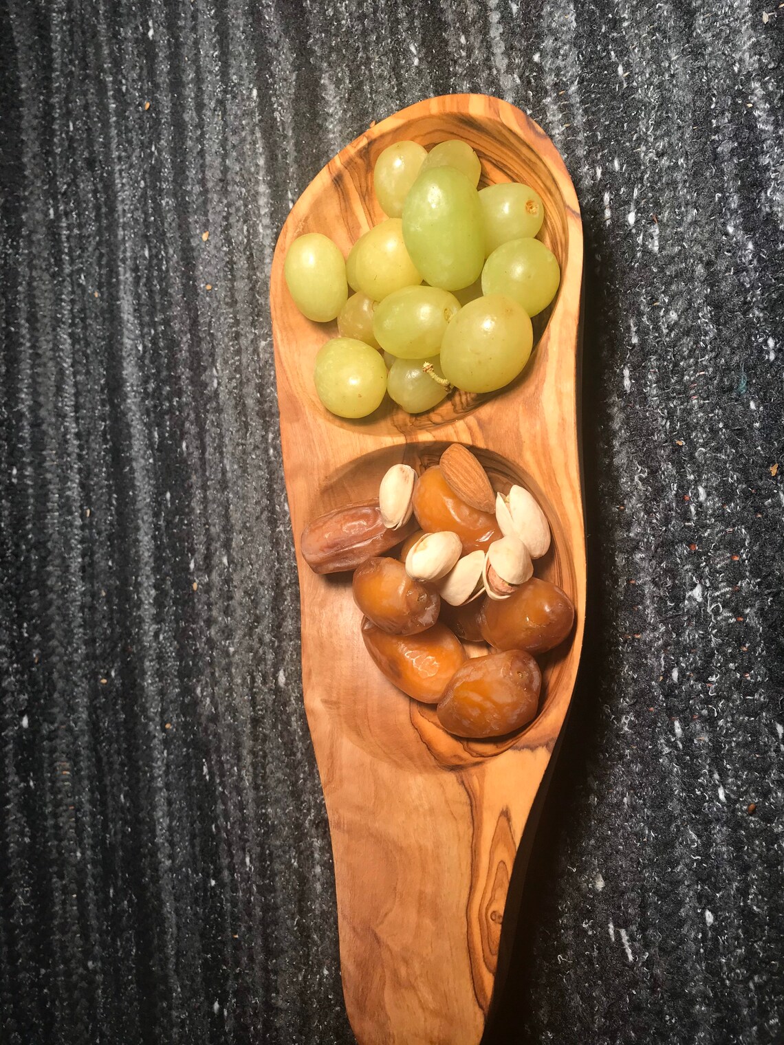 Rustic Handmade Olive Wood Nibbles Dish 27cm Length Etsy