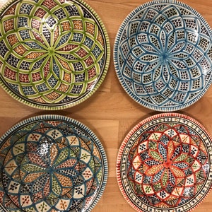 Stunning Deep ceramic serving plates 24cm