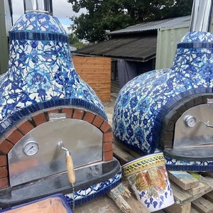 Stunning Fire Wood With Mosaic Tiles From the Outside Large - Etsy Israel