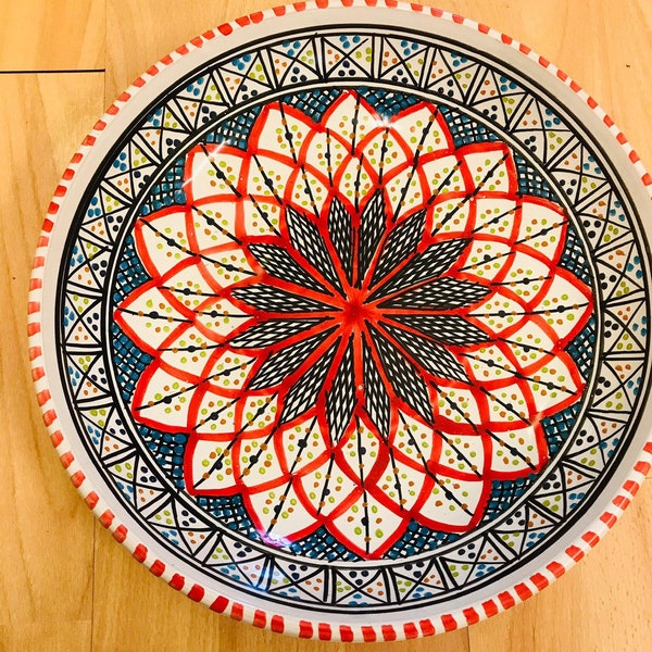 Grand Bol de Service Marocain Tunisien 32 Cm