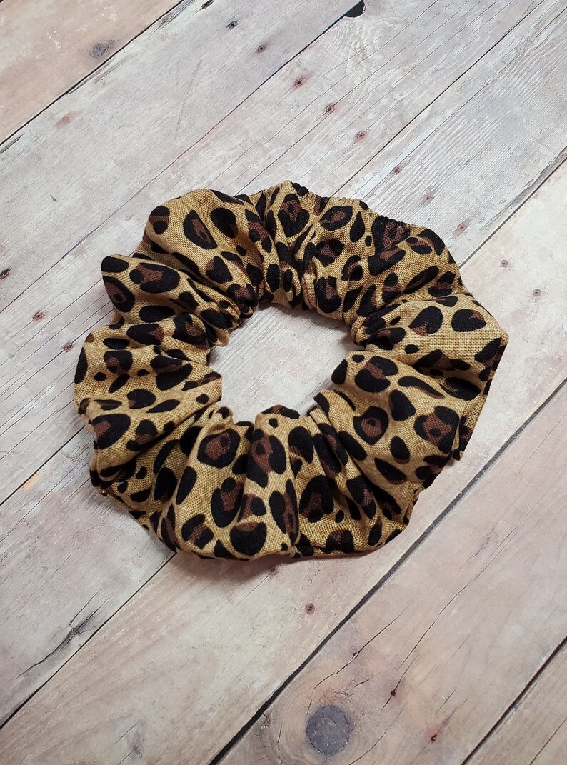 90s Scrunchies VSCO Girl 90s Girl Hair Scrunchies Leopard | Etsy
