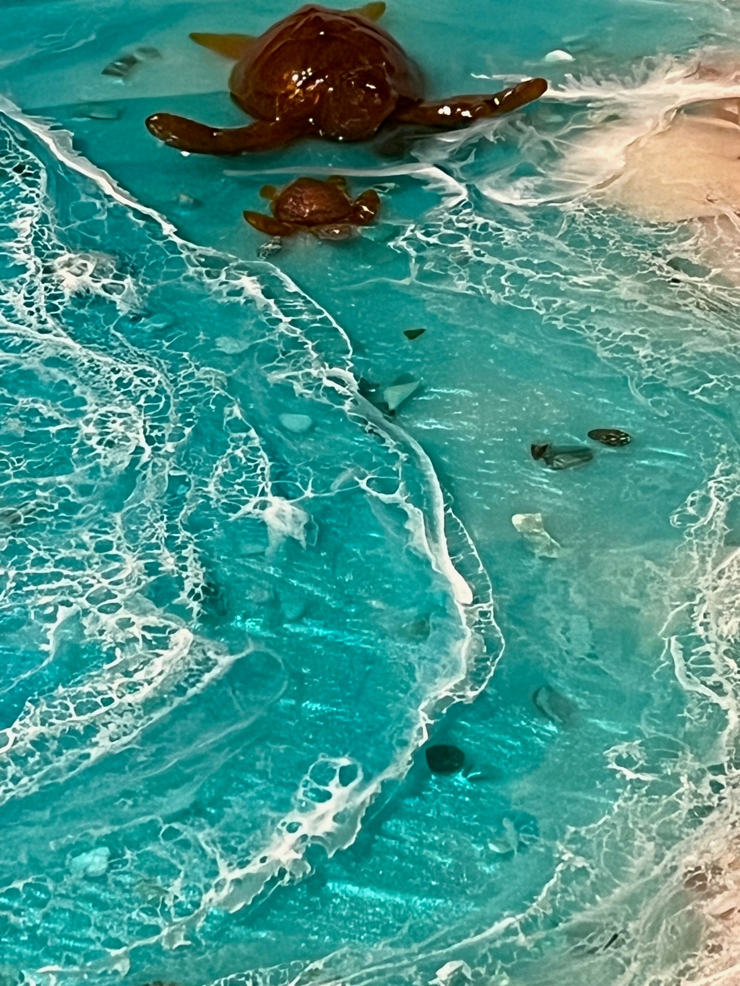 Tabletop Turtle CUSTOM Theme Resin Tabletop, Turtle, Dolphin, Starfish, Slippers ...