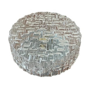 Vintage molded glass ceiling or wall light
