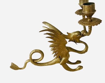 Chandelier Laiton Lourd Pays-Bas 1945-1978 - Etat Parfait