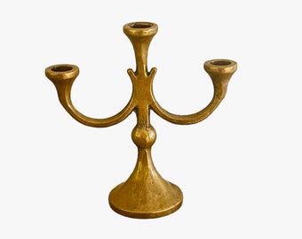 Ancien Chandelier en laiton massif vintage