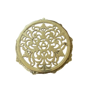 Vintage French brass trivet