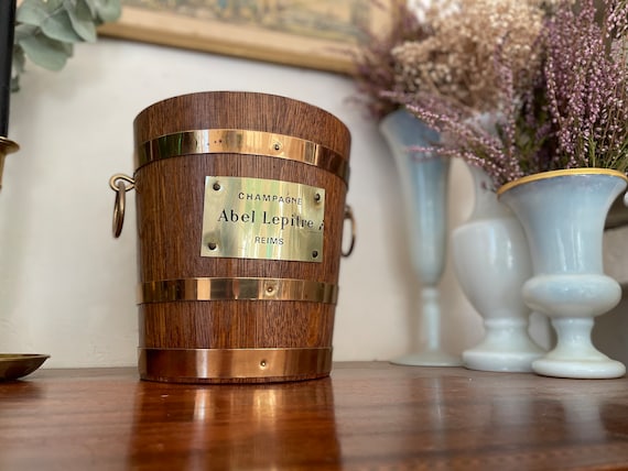 Sceau Ancien Champagne - Prince Axel De Bourbon Parme / Abel Lepitre - Laiton Et Bois