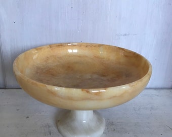 Old marble trinket cup