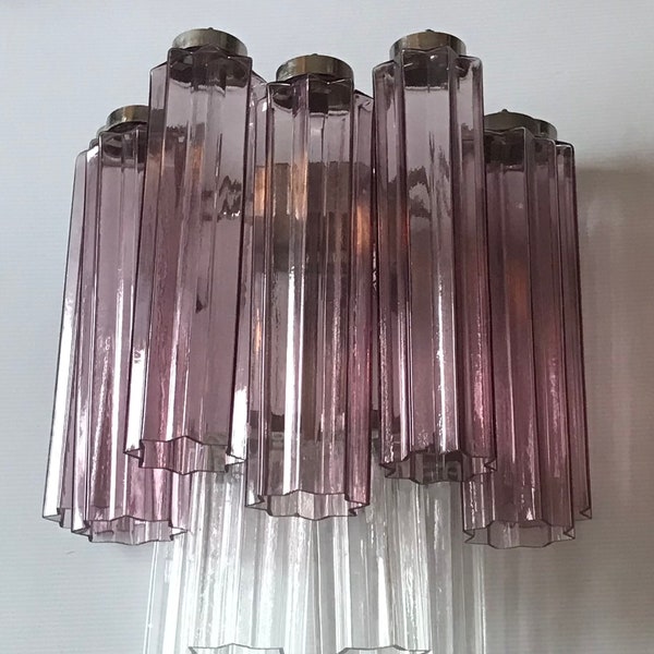 Murano hand-blown glass wall lamp Vintage