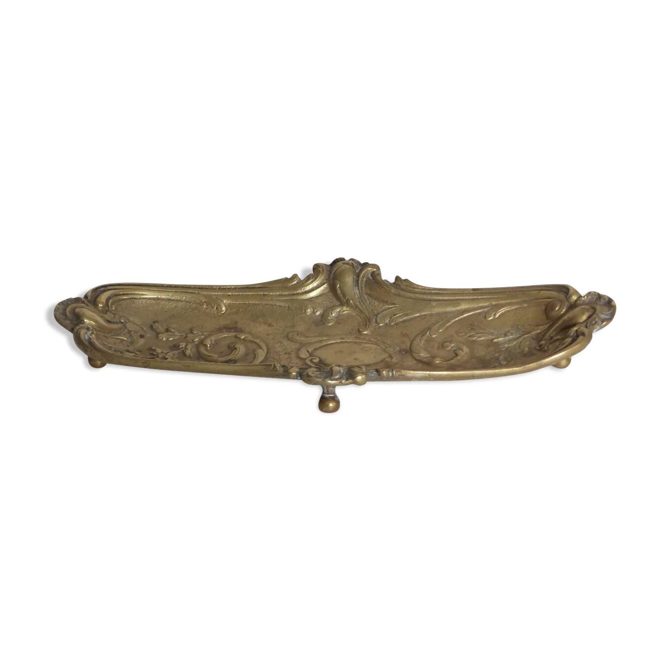 Ancien Vide-Poche en Bronze Doré Xixème